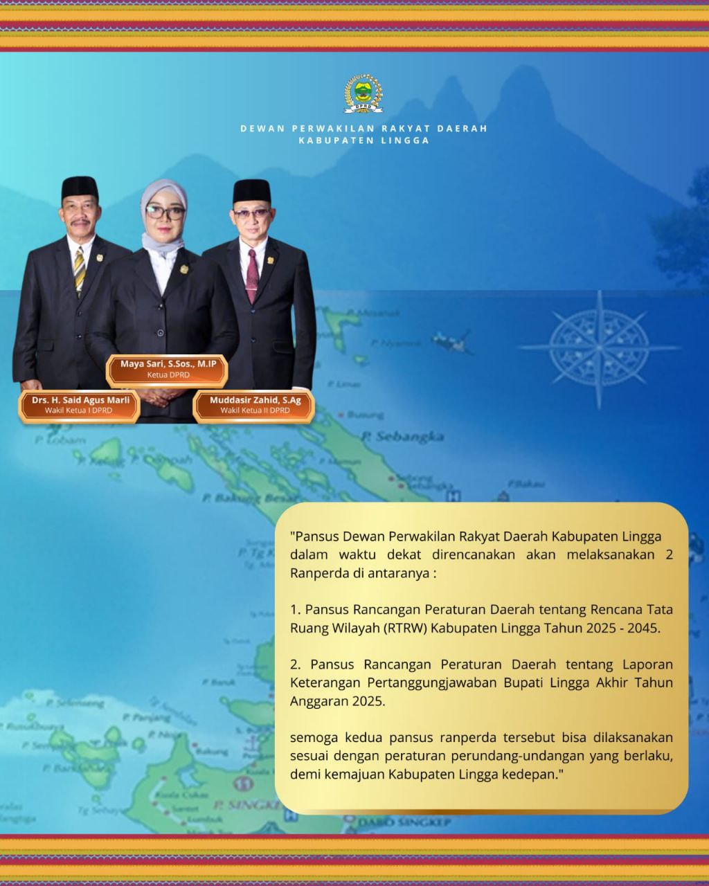 Kegiatan DPRD Kabupaten Lingga