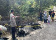 Asyik Mandi di Air Terjun Pongkar, Dua Pemuda di Karimun Kaget Motornya Hangus Terbakar di Parkiran