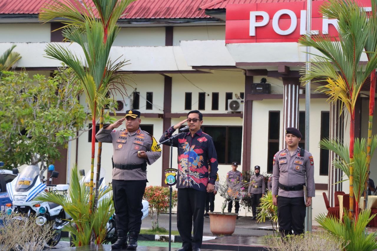Apel Gelar Pasukan Operasi Ketupat Seligi 2026 di Polres Natuna