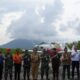 Pesawat modifikasi cuaca Cessna Grand Caravan milik BNPB saat disiagakan di Lanud Raden Sadjad Natuna untuk operasi hujan buatan.