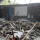 Kondisi kerusakan Gedung KONI Sario Manado pasca gempa Magnitudo 7,6 pada 2 April 2026.
