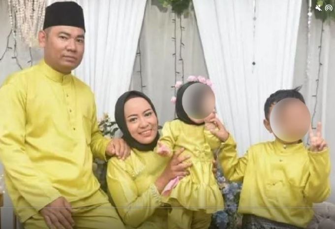 Potret keluarga kecil korban tabrakan di Coastal Area Karimun.