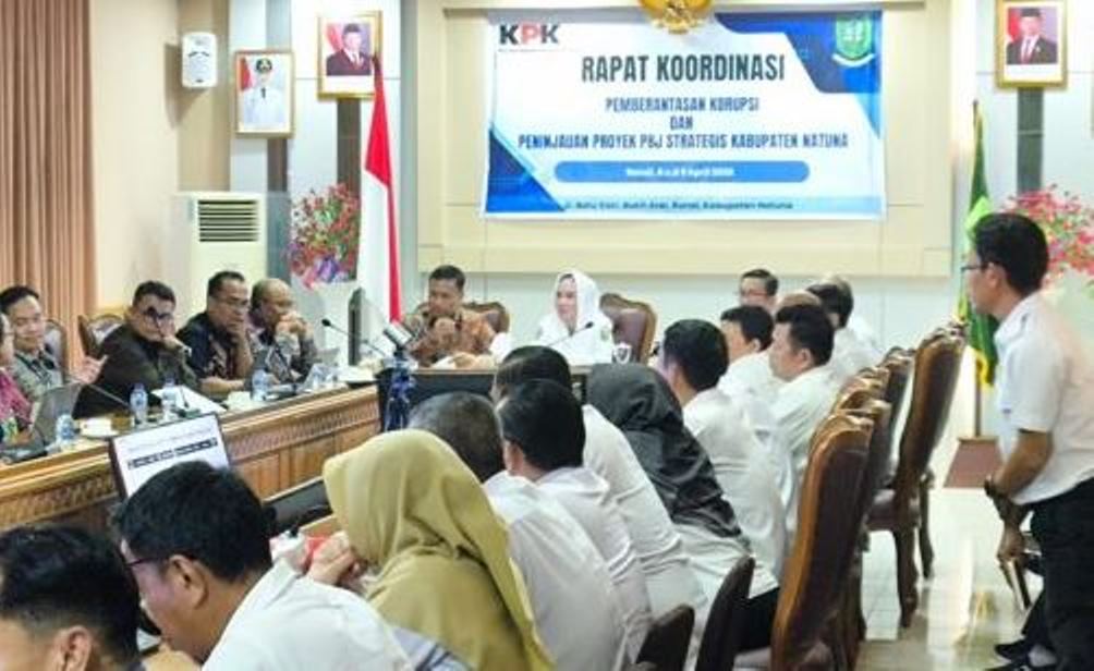 Tim Satgas Korsugah KPK koordinasi dengan Pemkab Natuna.