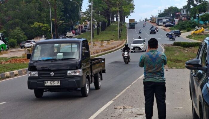 Bahaya! Jalan Atas Terowongan Pelita Ambles, Ombudsman Kepri Desak BP Batam Gerak Cepat