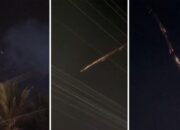 Heboh! Benda Bercahaya Misterius Mirip Meteor Lintasi Langit Lampung, Warga Panik