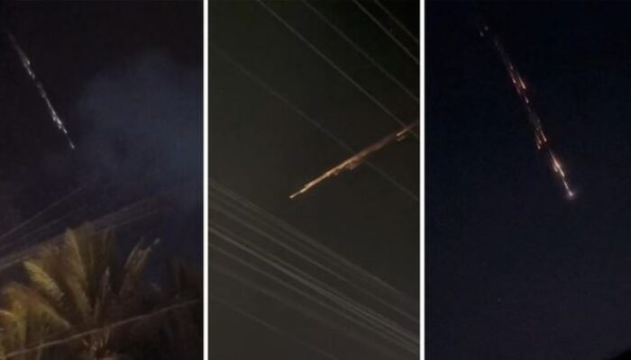Heboh! Benda Bercahaya Misterius Mirip Meteor Lintasi Langit Lampung, Warga Panik