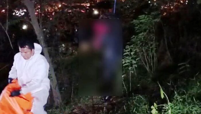 Geger! Sesosok Mayat Pria Membusuk Tergantung di Hutan Pinggir Jalan Yos Sudarso Batam