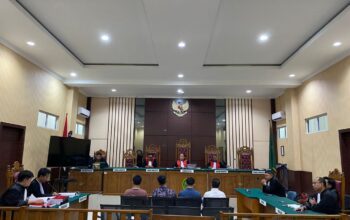Sidang tuntutan kasus korupsi jembatan Marok Kecil Lingga digelar di Pengadilan Negeri Tanjungpinang.