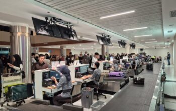 Suasana Konter Check-in Bandara Hang Nadim, Batam. (Foto: PT BIB)