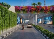 Banjir Masih Mengancam, Underpass Pelita Malah Sibuk Berhias Taman Vertikal