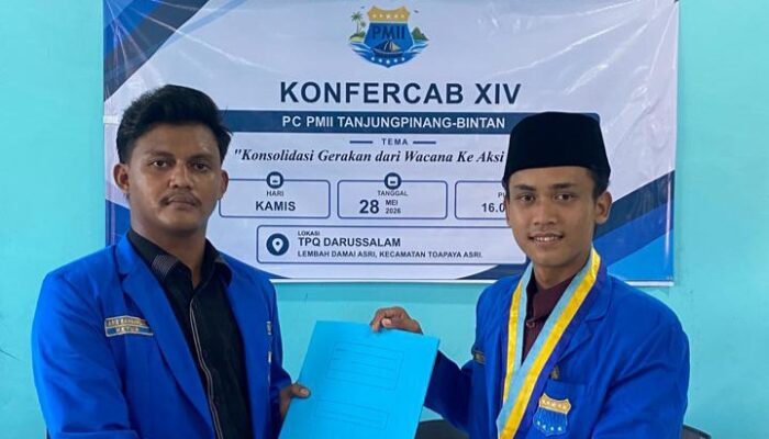 Terpilih Aklamasi, Muhammad Al Mujrin Resmi Pimpin PC PMII Tanjungpinang-Bintan Periode 2026–2027