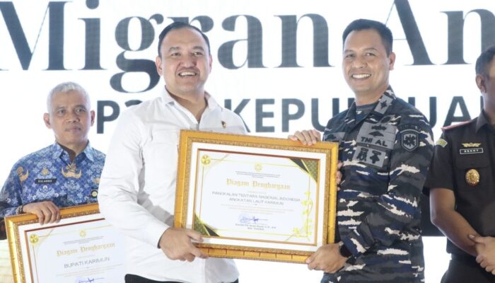 Sukses Gagalkan TPPO di Perbatasan, Lanal Tanjung Balai Karimun Raih Penghargaan BP3MI