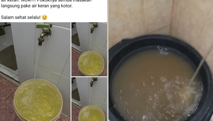 Batam Diguyur Hujan Seharian, Warga Keluhkan Air Bersih Keruh Mirip ‘Teh Obeng’ hingga Muncul Jentik
