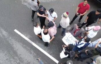 Dilarang Liput Aksi Sendiri, Jurnalis di Batam Protes Tindakan Berlebihan Oknum Kepolisian