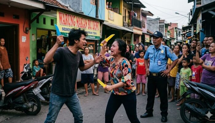 Ribut Rumah Tangga Belum, Ribut Pas Pacaran Iya: Sepasang Kekasih di Batam Kompak Bawa Sajam Pas Berantem