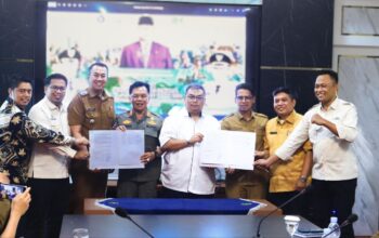 Pertemuan Lintas Sektoral Pra SOSEK MALINDO 2026 di Selatpanjang, Kabupaten Kepulauan Meranti, Selasa 5 Mei 2026, yang turut dihadiri oleh Bupati Karimun, Iskandarsyah