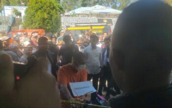 Ratusan warga di Setajam Lingga padati lokasi rekonstruksi kasus pembunuhan Diana.