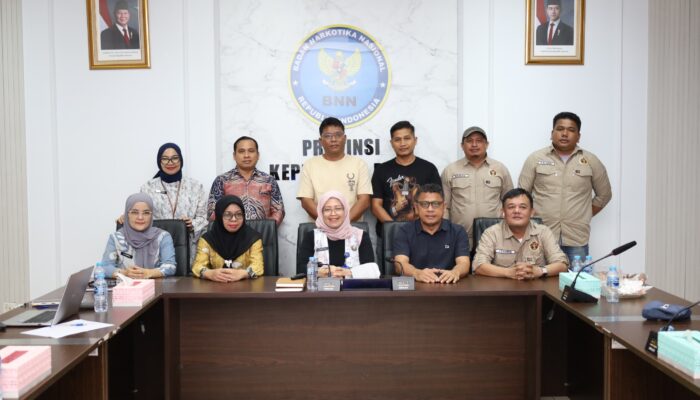 Bangun Komunikasi Strategis, PWI Kepri Jalin Audiensi dengan BNNP Kepri