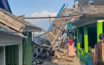 Puting Beliung Terjang Tanjung Kelit, 80 Rumah dan Dua Sekolah Rusak