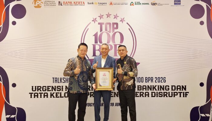 PT. BPR Sumber Dana Mas Dabo Singkep Raih Bintang 5 Top 100 BPR Award Majalah The Finance 2026, Duduki Posisi 26 Besar BPR Terbaik Se-Indonesia