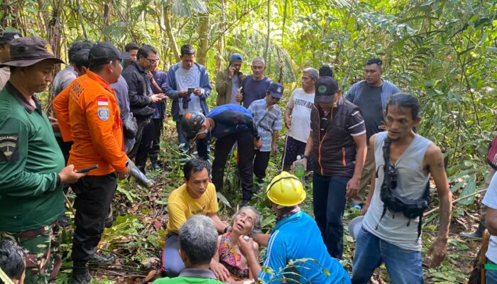 Dua Hari Hilang Misterius di Hutan Lingga, Nenek Nurhayati Ditemukan Selamat
