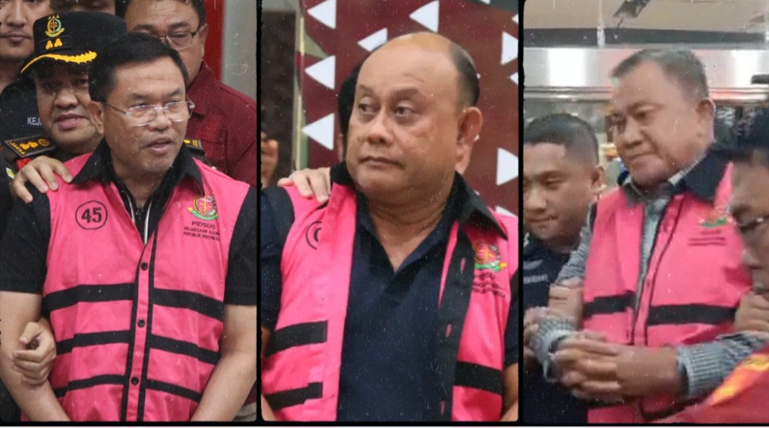Trio pimpinan BGN yakni Dadan Hindayana, Sony Sonjaya, dan Lodewyk Pusung kompak ditahan Jampidsus Kejagung.