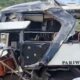 Polisi Selidiki Penyebab Bus Jemaat HKBP Tembesi Terbalik di Tikungan Pantai Melur