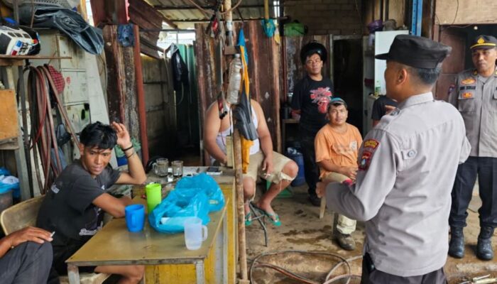 Cegah Penadahan Besi Fasum, Sat Binmas Polresta Barelang Sidak Pengusaha Besi Tua dan Pengepul Scrap di Batam