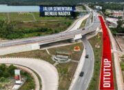 Peta rute pengalihan lalu lintas memutar via Flyover Sei Ladi akibat penutupan jalur UIB ke Taman Kota Batam.