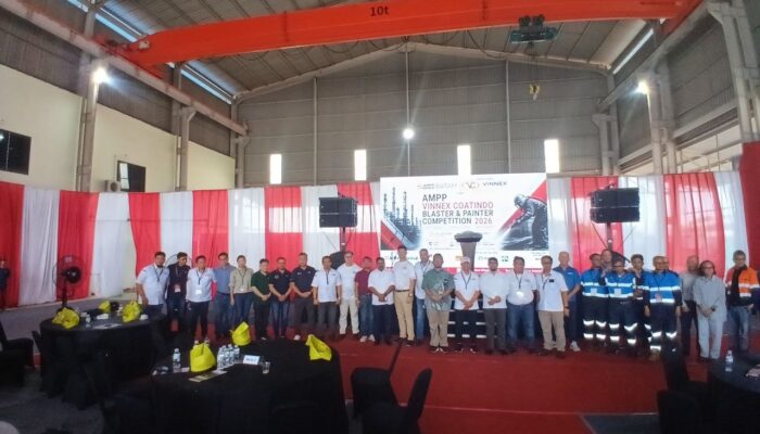 Bikin Sejarah! AMPP – Vinnex Coatindo, Blaster & Painter Competition 2026 Pertama di Indonesia