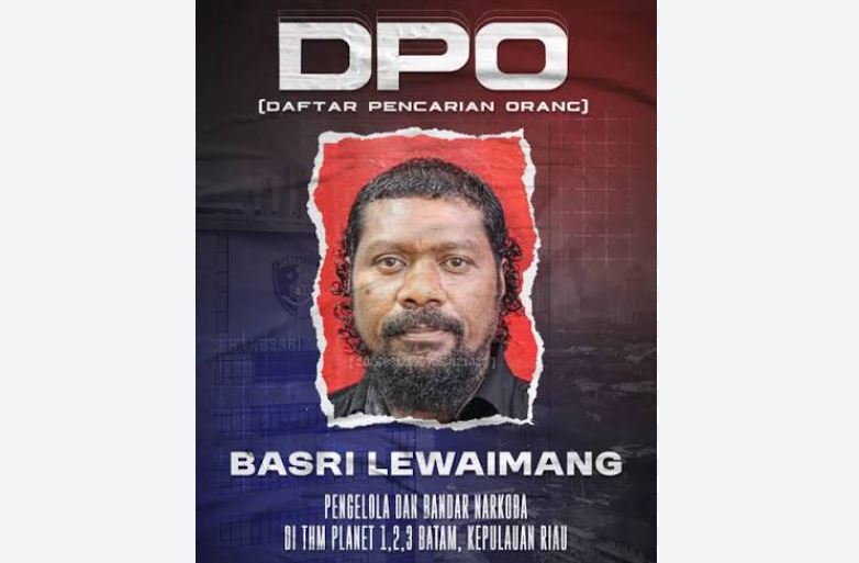 Foto DPO Bareskrim Polri Basri Lewaimang terkait kasus peredaran 40 ribu butir ekstasi di tempat hiburan malam Batam