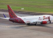 Pesawat Batik Air Malaysia siap melayani rute penerbangan langsung Batam Penang dari Bandara Internasional Hang Nadim.
