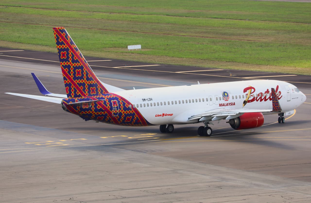 Pesawat Batik Air Malaysia siap melayani rute penerbangan langsung Batam Penang dari Bandara Internasional Hang Nadim.