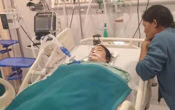 Dewi Sartika Sitinjak saat mengalami koma di RS Awal Bros, Botania, Batam