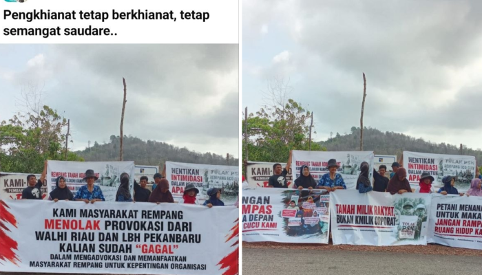 Saling Klaim & Disinformasi Memanas di Rempang: Spanduk Warga Diduga Diedit Buzzer, BP Batam Buka Suara