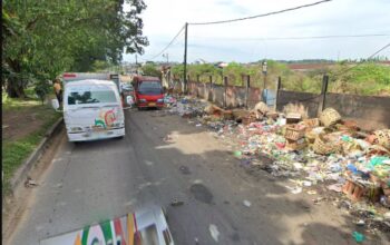 Kawasan proyek pembangunan Pasar Induk Jodoh yang terancam terdampak kasus hukum DPO Bareskrim.