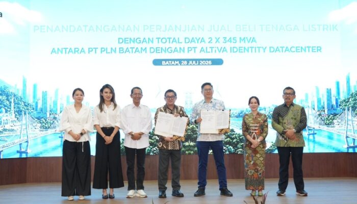 PLN Batam dan Altiva Identity Datacenter Tandatangani PJBTL 2 x 345 MVA, Perkuat Batam sebagai Pusat Ekonomi Digital