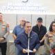 Konferensi pers Bareskrim Polri dan Polda Kepri terkait penggerebekan kasino di Nagoya Batam.