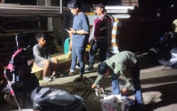 Polsek Lubuk Baja amankan tiga pelaku pencurian besi U-Head PT Bada Multi Usaha di Tanjung Uma Batam.