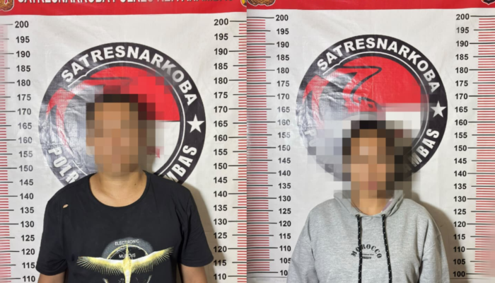 Modus Buang Sabu ke Parit Gagal, Sejoli di Anambas Ditangkap Polisi