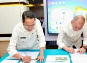 Momen penandatanganan kerja sama pemanfaatan Pasar Induk Jodoh Pemko Batam pada Maret 2026.