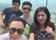 Tangkap layar video Ayu Aulia di Marina Bay Sands bersama pria diduga Bupati Bintan Roby Kurniawan