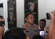 Kapolresta Barelang Kombes Pol Anggoro Wicaksono memberikan keterangan terkait kasus konflik lahan di Batam