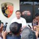Kasat Reskrim Polresta Barelang Kompol Agung Tri Poerbowo memberikan keterangan pers terkait perkembangan kasus Setokok Batam.