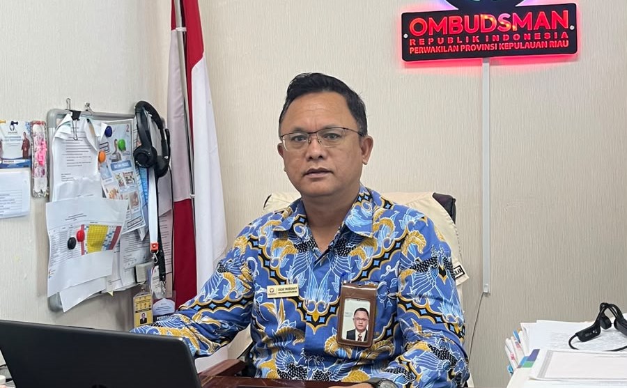 Kepala Perwakilan Ombudsman RI Kepri Dr Lagat Siadari.