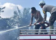 Detik-Detik Pemadaman Api di Bunguran Batubi Natuna, Angin Kencang Jadi Musuh Utama