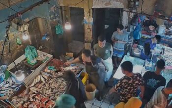 Pasar Tos 3000 Batam Gempar, Pria Asal Bengkong Tega Tebas Kepala Pengunjung Pagi Hari