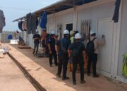 Suasana area proyek dan hunian pekerja di Kawasan Ekonomi Khusus KEK Tanjung Sauh Batam.