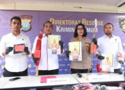 Kabid Humas Polda Kepri Kombes Pol Nona Pricillia Ohei memberikan keterangan terkait bentrok lahan di Pulau Setokok Batam.