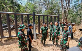 Perwira siswa Seskoad tinjau lokasi kebakaran hutan dan lahan karhutla di Taman Nasional Way Kambas Lampung